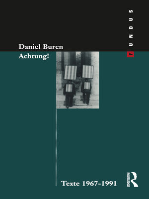 cover image of Achtung! Texte 1969-1994